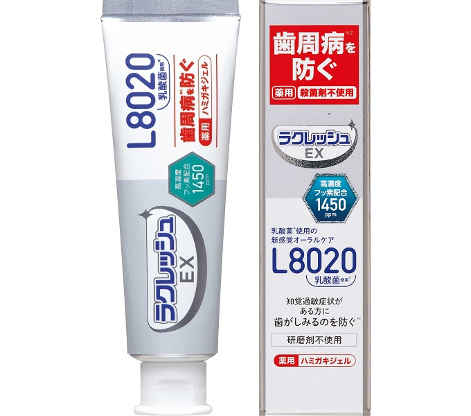 L8020乳酸菌 ラクレッシュEX 薬用 ハミガキジェル